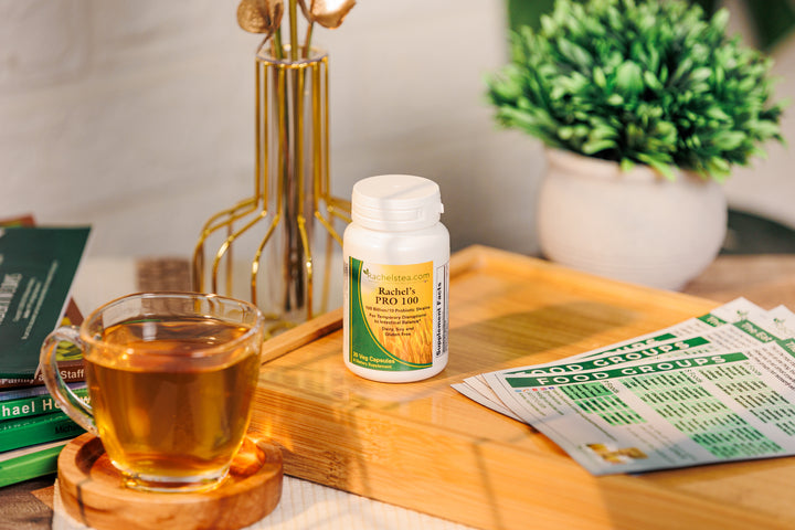 4 Slippery Elm, 1 Rachel's Pro Turmeric Blend &  1 Rachel's PRO 100