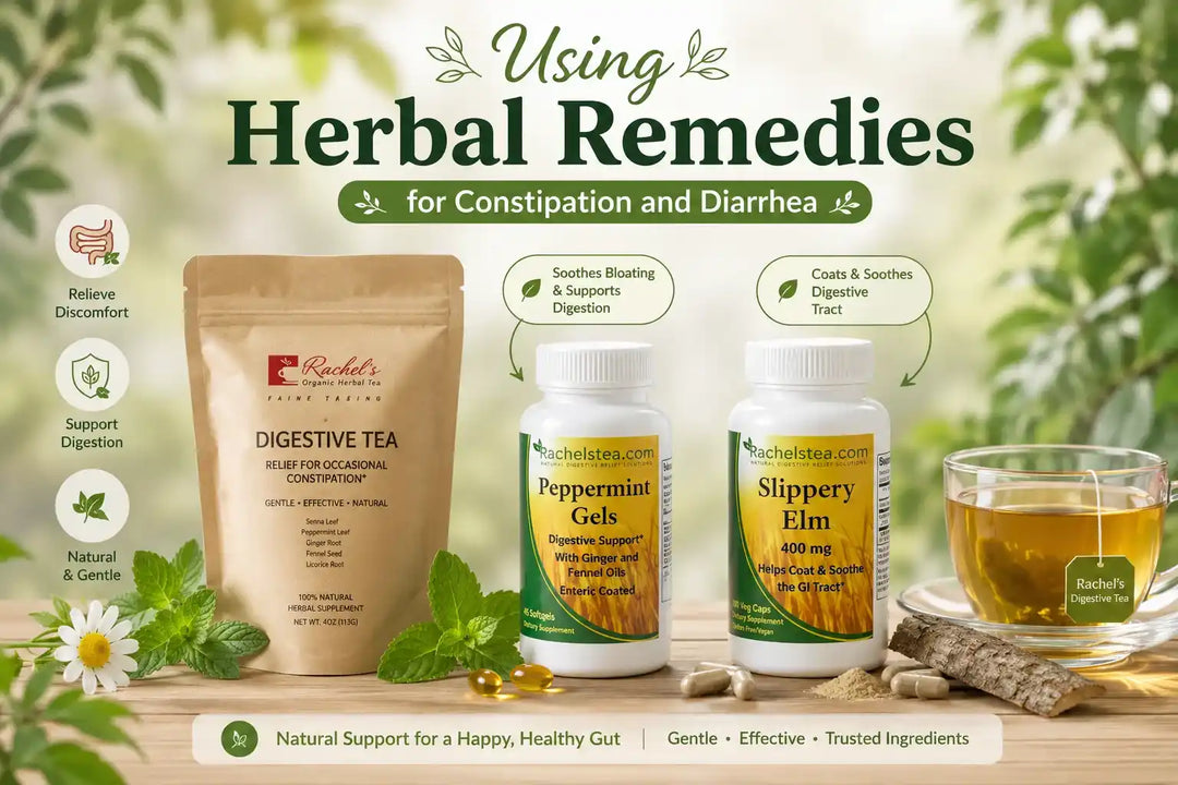 3 Herbal Remedies for Constipation and Diarrhea
