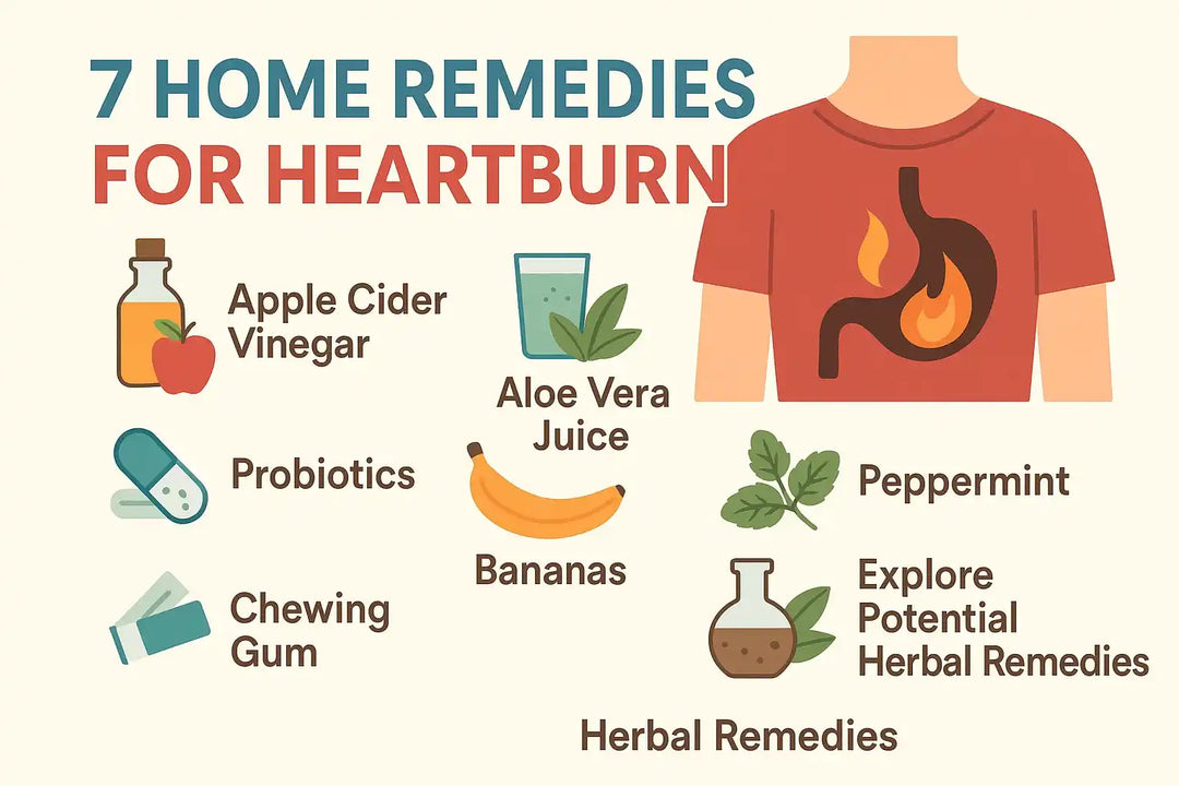 7 Best Home Remedies for Heartburn