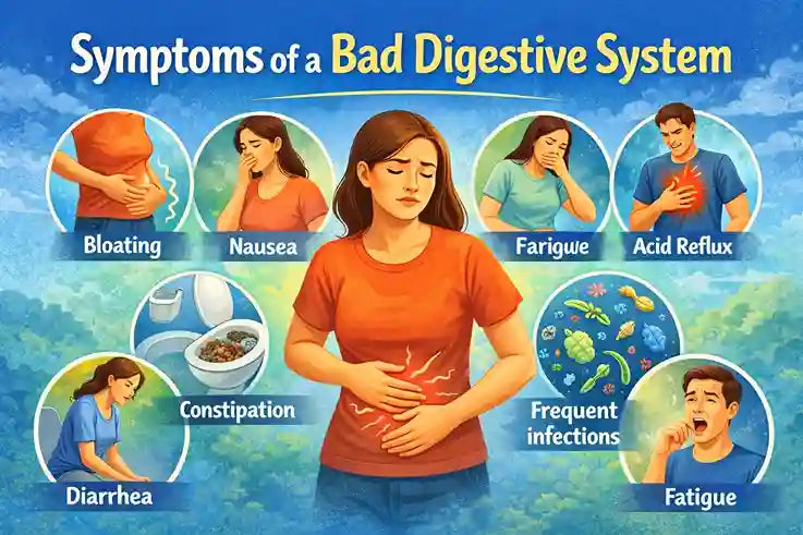 Symptoms of a Bad Digestive System