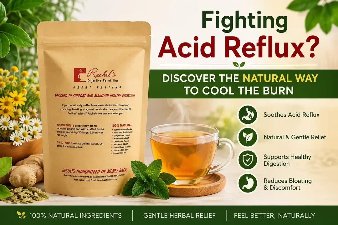 Fighting acid reflux with Digestive tea