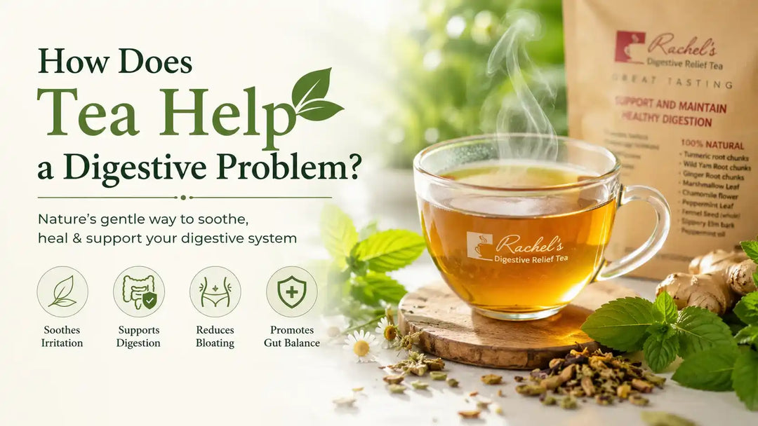How does tea help digestive problem