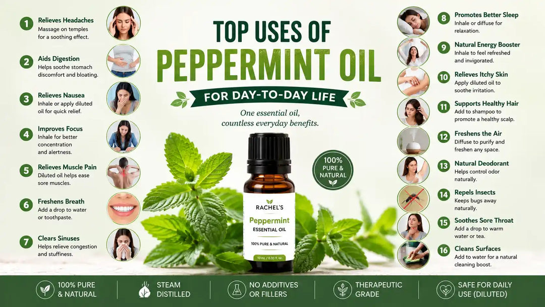 top uses of peppermint oil