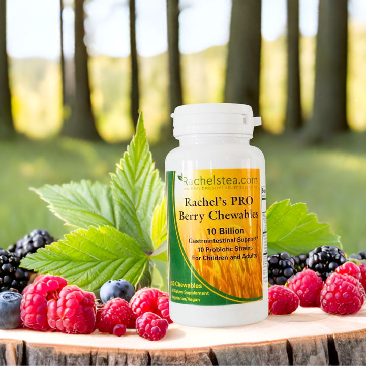 Berry chewable probiotics