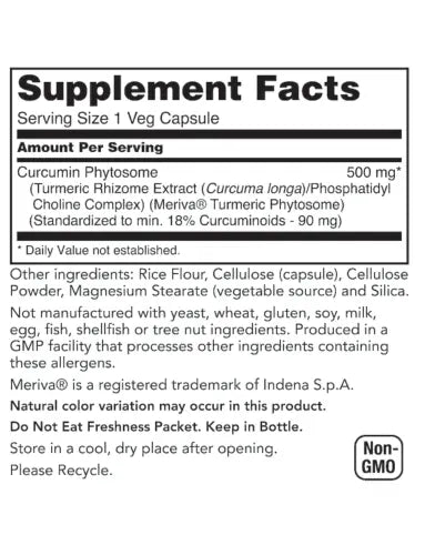 curcumin supplement facts